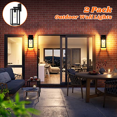 image for Brightever 2-Pack Outdoor Light Fixtures Wall Mount, Waterproof Exteri