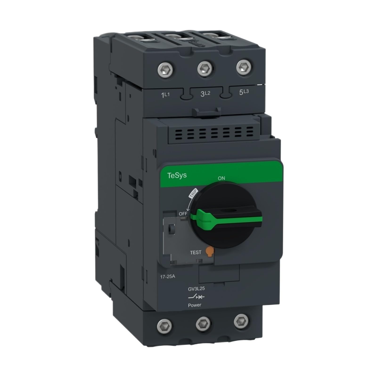 CLBSWYEJK GV3L25 GV3-L25 circuit breaker, GV3, 3P, 25 A, rotary handle, terminals