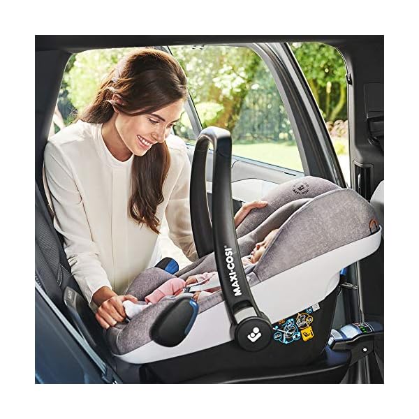 Maxi-Cosi Pebble Plus i-Size Babyschale, Gruppe 0+ Autositz für Babys, inkl. Sitzverkleinerer, nutzbar ab der Geburt bis… – Bild 8