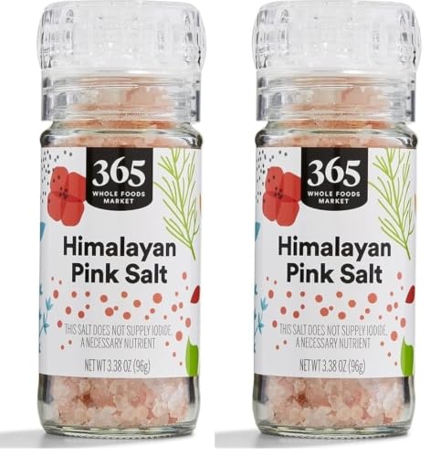 365 by Whole Foods Market, Himalayan Pink Salt Grinder, 3.38 Ounce (Pack of 2) image 3