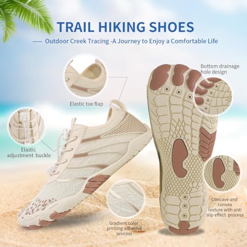 Hike Barefoot Footwear Women Men，Healthy & Non-Slip Hiking Shoes，Footwear Barefoot Shoes with Wide Toe Box Unisex Women Water Shoe Men3