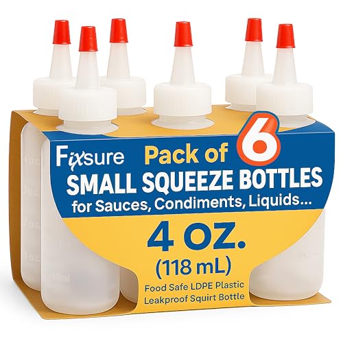 FIXSURE 4 oz Squeeze Bottles