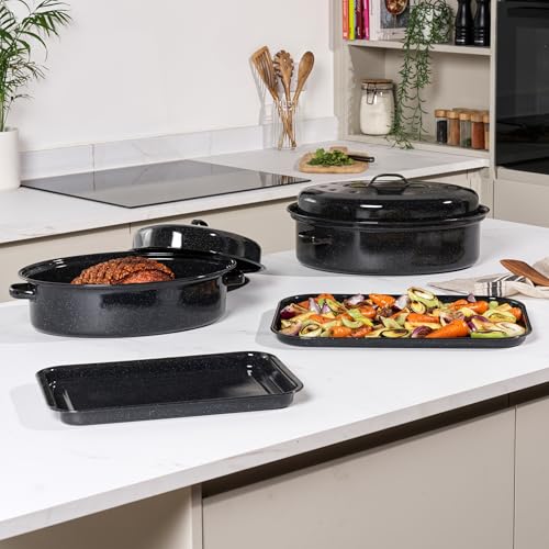 Salter 36cm Self-Basting Roaster with Lid - PFAS-Free, Easy Clean - Image 5