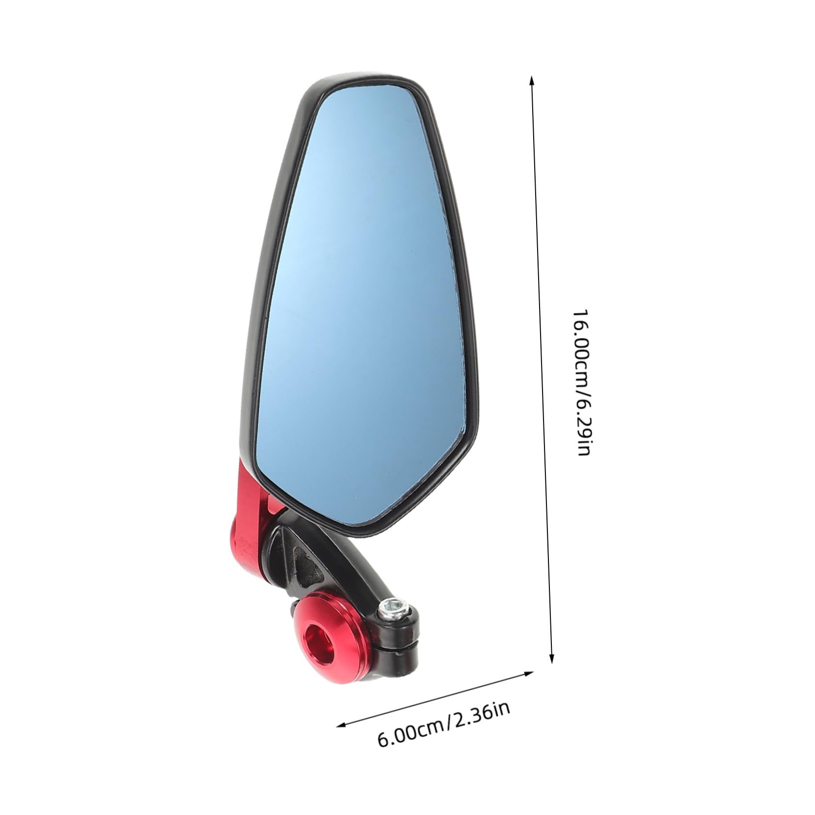Specchietti Retrovisori Moto Lega di Alluminio Blu | Manubrio 22mm, per Scooter e Motociclette, Angolo Regolabile Design Moderno