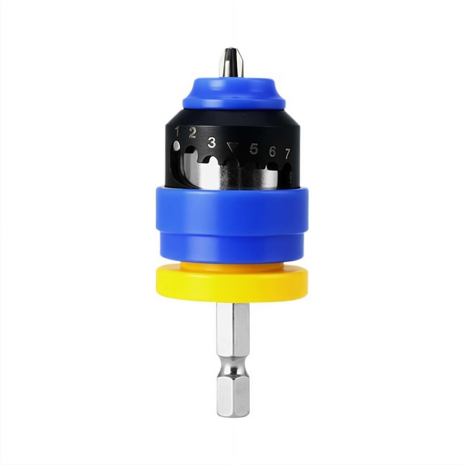 Punta a profondità regolabile con frizione a 7 posizioni 2-8 mm di profondità arresto magnetico automatico esagonale con gambo forte antiscivolo testa PH2 a sgancio rapido testa a rilascio esagonale