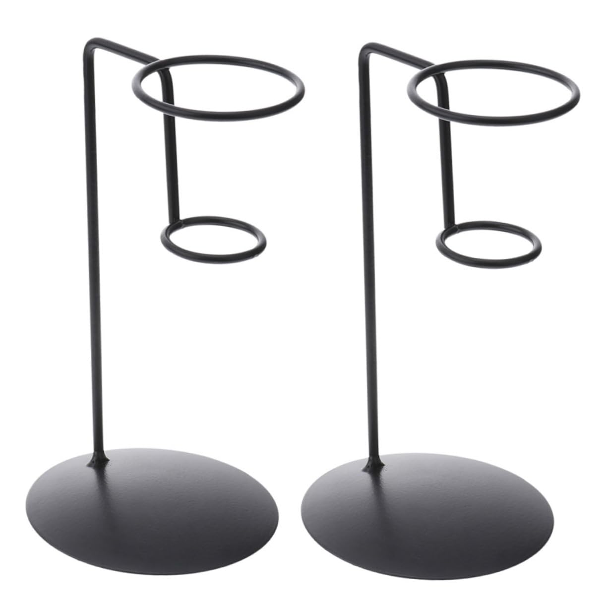 Cabilock 2Pcs Ice Cream Cone Holder Stand Iron Display Rack for Ice Cream Cones Snacks Appetizers Simple Design Easy to Clean for Parties Events