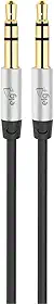 ELG, P3520HD, Cabo Estéreo Auxiliar de Áudio 2m, Conector P2 X P2, Conectores de 3.5mm Banhados a Ouro, Alta Definição Sonora, Cabo Emborrachado Flexível, Preto