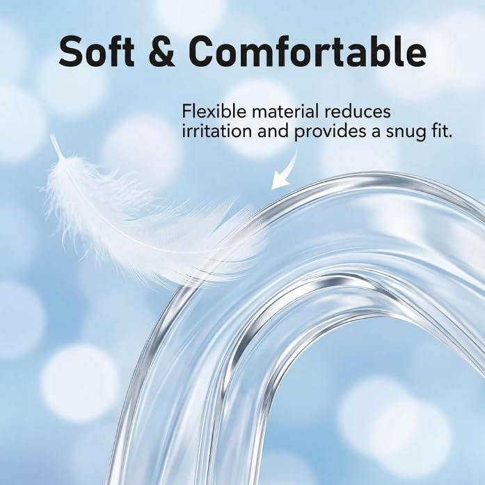 Protector Dental para Dormir 4 Piezas Férula de Descarga Transparente Moldeable con Caja Alivio Rechinamiento de Dientes para Hombre Mujer Protector Bucal Incoloro Ajuste Personalizado