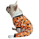 Picture of CuteBone Soft & Stretchy Dog Pajamas - Cozy Pet Jammies Breathable Jumpsuit for Small Dogs - All-Season Comfy Outfit Easy-On Pullover Design - Keeps Pets Warm & Comfortable P173XL