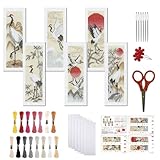 Portable et pratique:se concentrer sur le processus de point de croix vous calmera et vous fera oublier vos soucis. Et le marque-page est conçu dans la bonne taille, il est donc très pratique pour vous de le mettre dans votre sac et facile à transporter