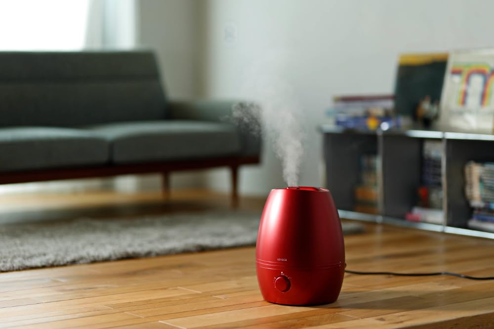 Amazon.co.jp: シロカ 5L加湿器 SD-C113 ダークレッド [2024年新色/超