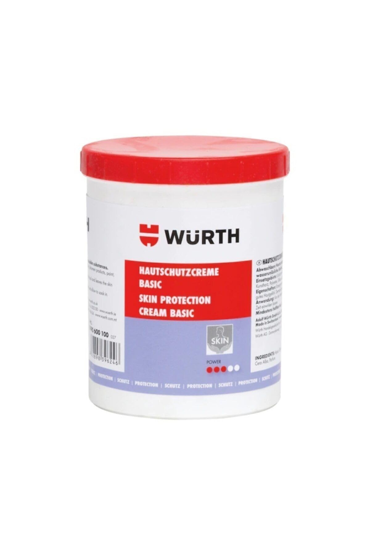 Würth Krem Gizli Eldiven 1000 ml, T25, T37630, beyaz