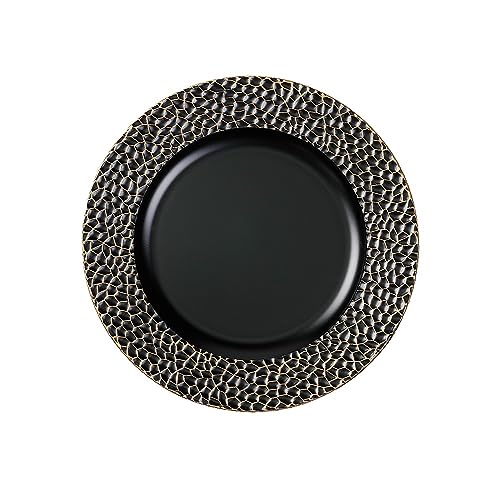 Inge-glas Dekoteller Weihnachtsteller mit Kintsugi Muster 33cm - Kunststoff...