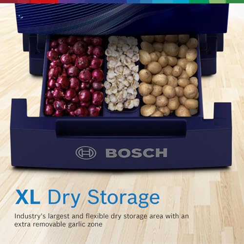 Image of Bosch 187 L,3 star,Smart Inverter,Direct-Cool Single Door Refrigerator,Feather Blue(CST18B33PI)|18 Hrs Cooling Retention |Super Freeze|XL Vegetable Box|Base Drawer|Beverage Space|2.5x Faster Cooling