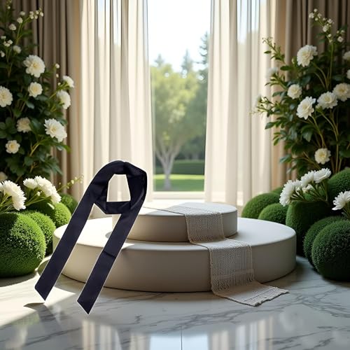 Black Satin Ribbon Belt Long Sash Belt Wedding Dress Bridal Waist Robe Replacement Special Occasion Accessories for Girls Women3