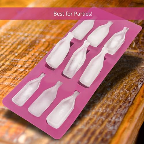 Molde para cubos de hielo de silicona 2 unidades miniatura 6