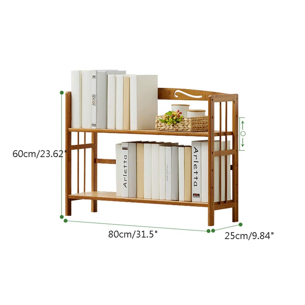 Amazon.co.jp: Zyj stores 2ティア小型本棚ホームストレージホーム