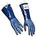 Steam Resistant Gloves, Blue, L, Rubber, PR