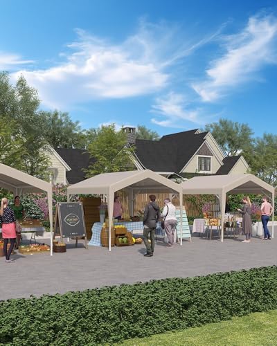 Instant Pop Up Canopy 10x10 FT - 60 Second Setup