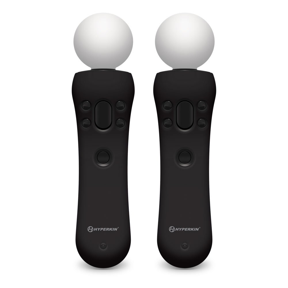 Hyperkin - Gelshell Controller Piel de silicona para PS VR/ PS Move/ PS4 (Negro) (2-Pack)