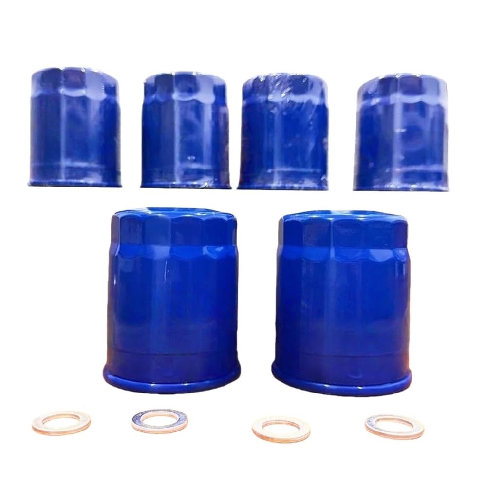 6 Pièces Accessoires Automobiles Élément Filtrant À Huile Pour 15400-PLM-A02 Voitures Filtre À Huile