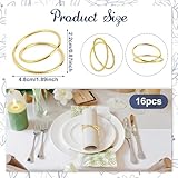 Zoom IMG-1 16 pezzi anelli portatovaglioli anello Zoom IMG-1 16 pezzi anelli portatovaglioli anello