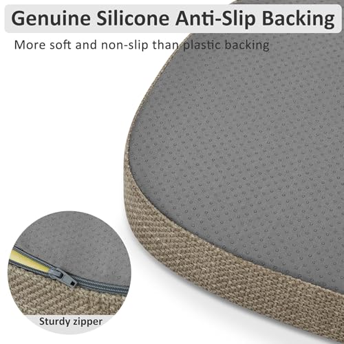 Cojines para sillas de comedor Shinnwa que eliminan la dureza del asiento con espuma de alta densidad 5