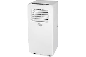 Black+Decker 10,000 BTU Portable Air Conditioner with Remote Control for Quick and Efficient Cooling