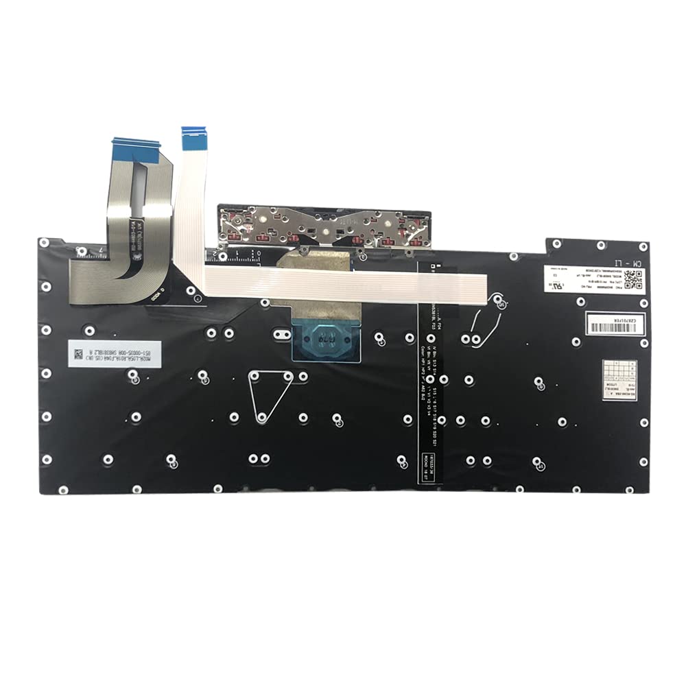 Gintai Keyboard Tastatur UK Layout für Lenovo Thinkpad T490S 20NX 20NY, T495s 20QJ 20QK, X1 Extreme 1st 2nd Gen, P1 1st 2nd Gen PK131BR1A20 SN20R66015 SG-97140-2EA NOT FIT T490 T495 Keyboard NoBacklit