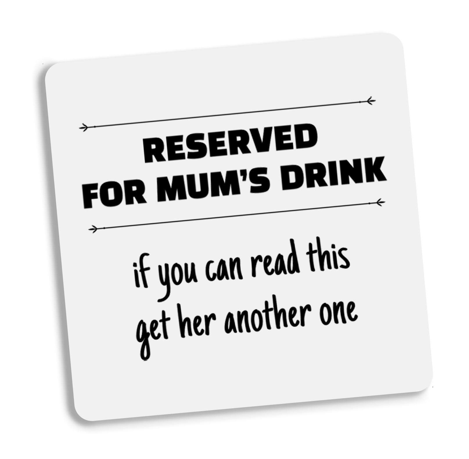 Mum Coaster - Mother and Daughter Mum Coaster for drinks Funny Gift For Mother, Birthday Gift, Gift for mum, bestie quote