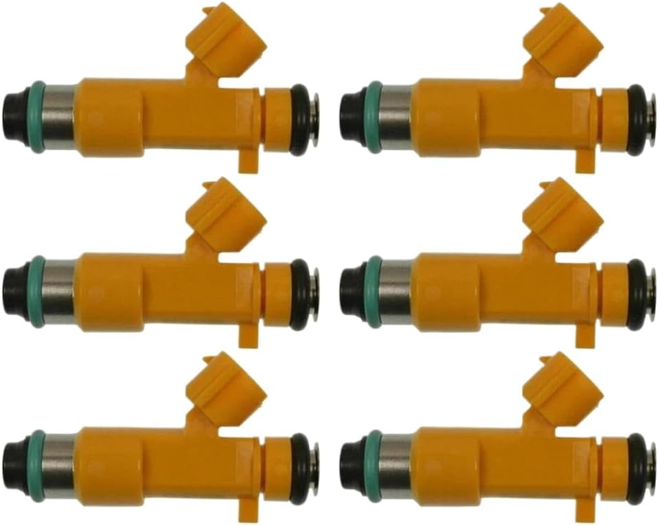 Fuel Injector 16600-EY00A for 2008-2017 M37 3.7L VQ37VHR V6 Engine - 1, 4, or 6 Pack(6PCS)