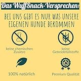 Pferdekopfhaut für Hunde I 1 kg I getrocknete Pferdehaut I Pferdefleisch für Hunde I Hundeleckerli Pferd fettarm I Leckerlies für Allergiker von Wuffsnacks