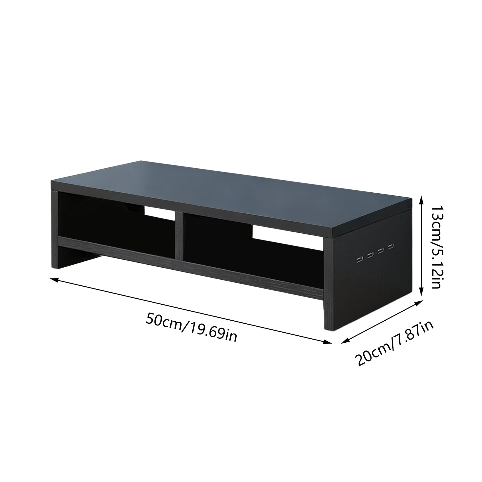 Supporto Alzaschermo Per Monitor Organizzatore Scrivania | Ripiano Da Tavolo Per Monitor Con Spazio Di Archiviazione Per Computer Portatile Elettronica Ufficio Domestico Studio Lavoro