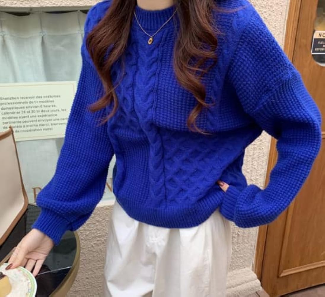 Amazon | [リーフラワー] ニットセーター レディース ニットトップス