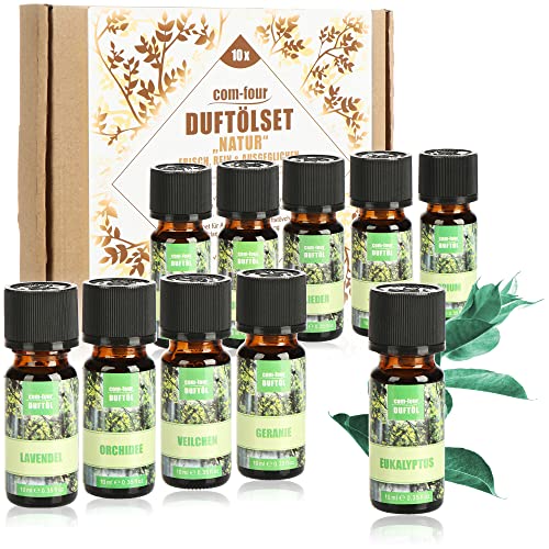 COM-FOUR® 10x Set de aceites perfumados-Aceite perfumado para...