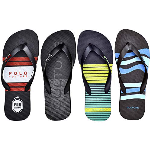 Kit 4 Pares De Chinelos Masculinos Polo Culture Atacado (41/42)