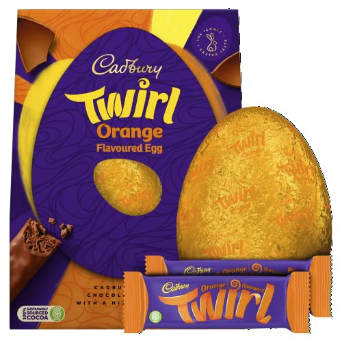 Cadbury Twirl oranje groot paasei, inclusief 1 groot ei en 1 chocoladereep, 195 g (1 stuks) - Image 6