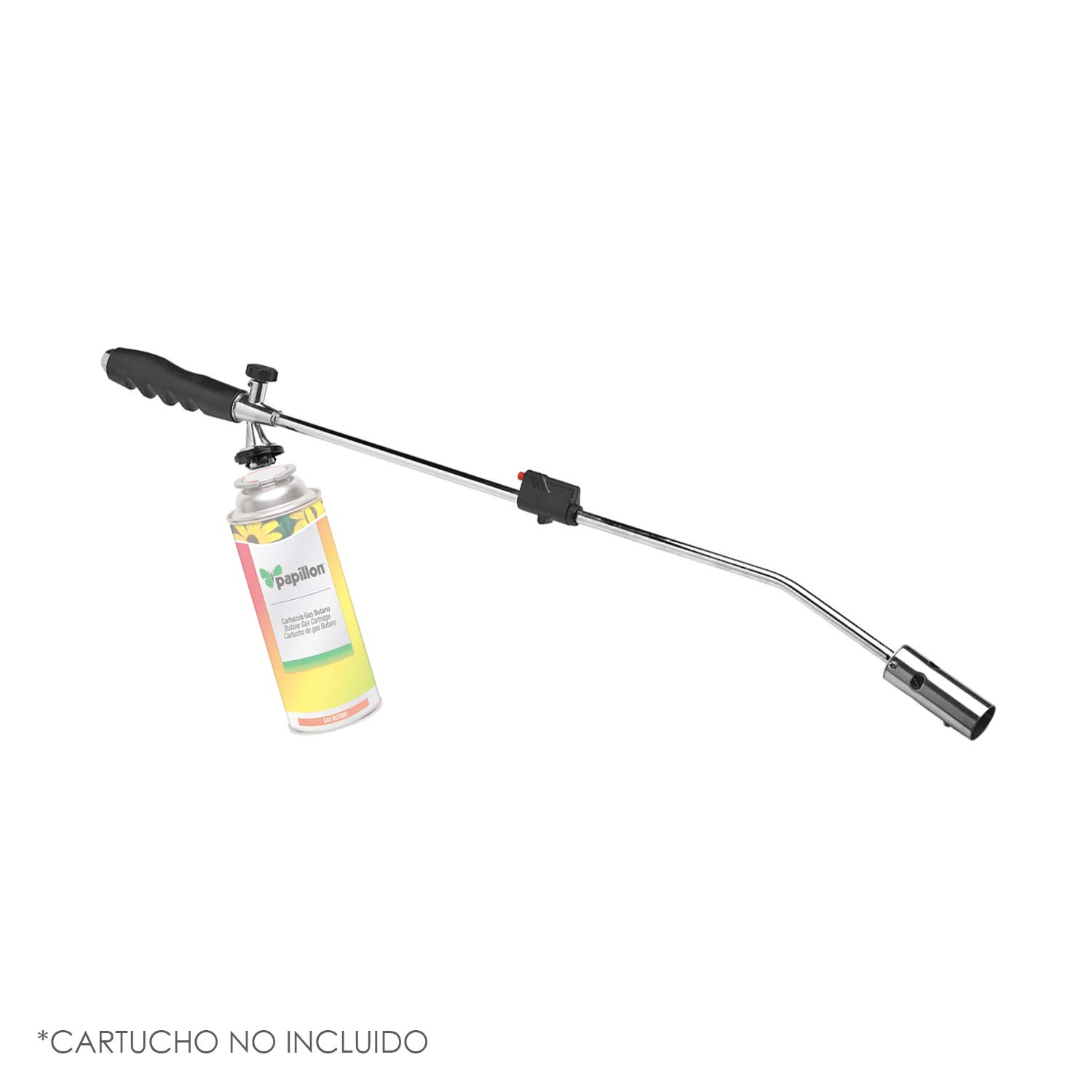 MAURER - Soplete Quemar Hierba Con Encendido Piezoelectrico Funcionamiento Con Cartucho Gas