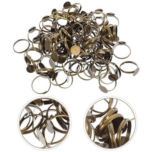 Base de anillo ajustable de aleación para crear accesorios personalizados en casa 7