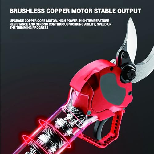 Sécateur électrique pour couper les grosses branches sans effort de 5cm - 3