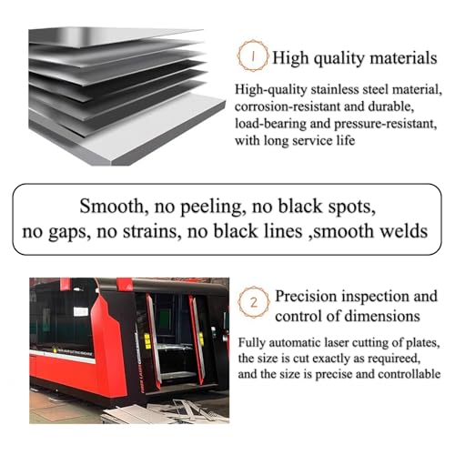 Image of 2X2X0.3 ft Manhole Cover Square,304 Invisible Manhole,Sewer Underground Drainage Heavy Duty Flat Lids Stainless Steel Frame Embedded Concrete for Yard Pavement Parking Lot Septic Tank