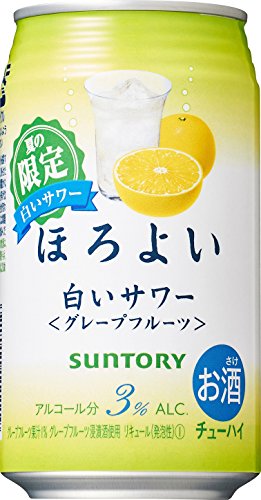 サントリー ほろよい 白いサワー グレープフルーツ [ チューハイ 350mlx24本 ]