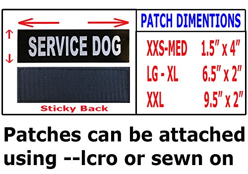 Ptsd - (2) Ptsd Patches For Service & Non-Service Dogs (Lg - Xlg) #TOP4