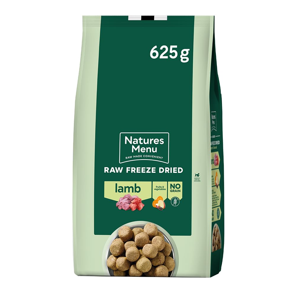 Natures Menu 80% Lamb Freeze Dried Nuggets - 625G