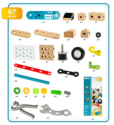 BRIO Builder 34595 Nachziehmotor-Konstruktionsset - Ergänzung Builder Konstruktionssystem, fördert das logische Denken… – Bild 4