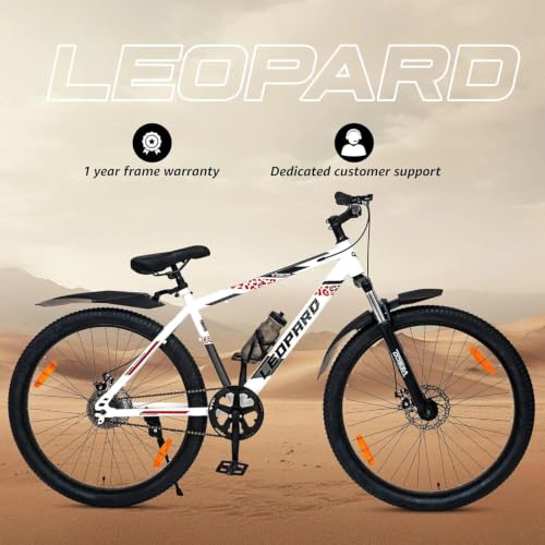 Image of VESCO Leopard 29T MTB Cycle for Men | Suspension, Disc Brakes | Dual Disc Breaks | Front Suspension | Threadless Alloy Handle