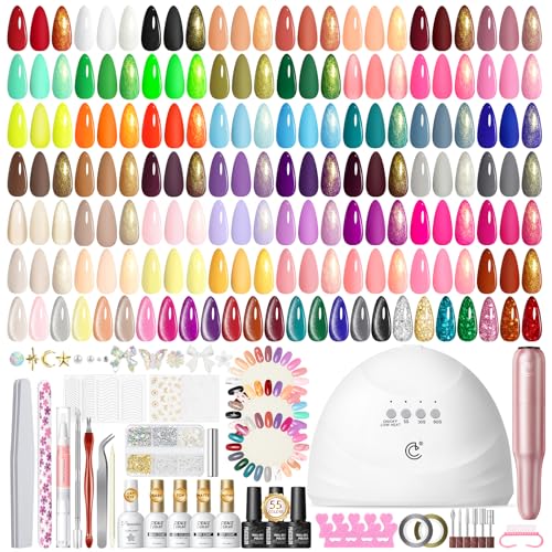 Peacecolor 83 Pcs Gel Nail Polish Kit