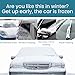 Car Windshield De-Icer Spray, 60ml, Quick Ice and Snow Melting Formula with Spray Bottle