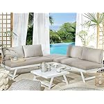 Coccorino Gartenset 5-Sitzer Aluminium Taupe