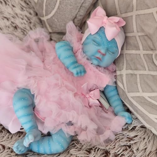 Muñeco bebe reborn silicona realista 20 pulgadas miniatura 5
